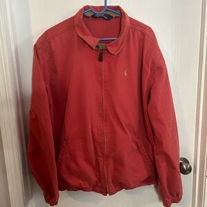 Vintage 1990’s Polo by Ralph Lauren Washed Red Jacket XXL-excellent condition